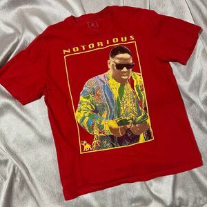 Red Notorious B. I. G. tee